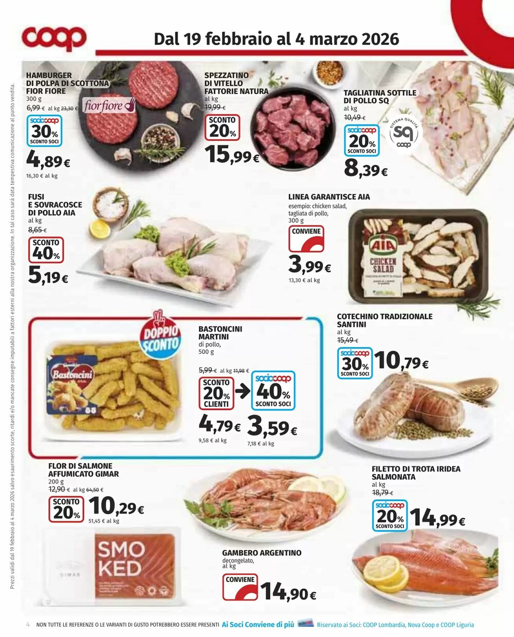 Volantino promozionale Coop  valide dal 19/02/2026 - Pagina 4.