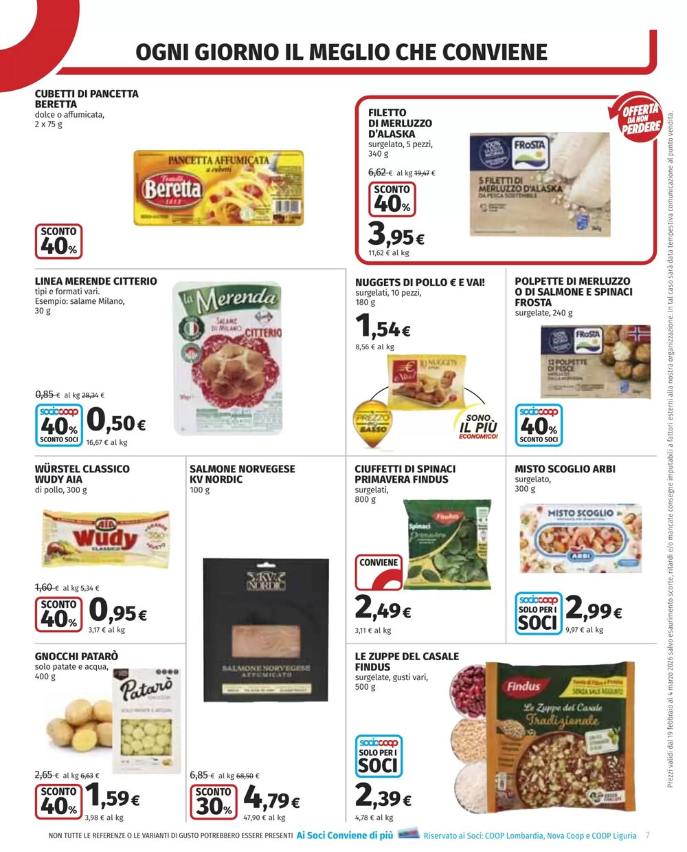 Volantino promozionale Coop  valide dal 19/02/2026 - Pagina 7.