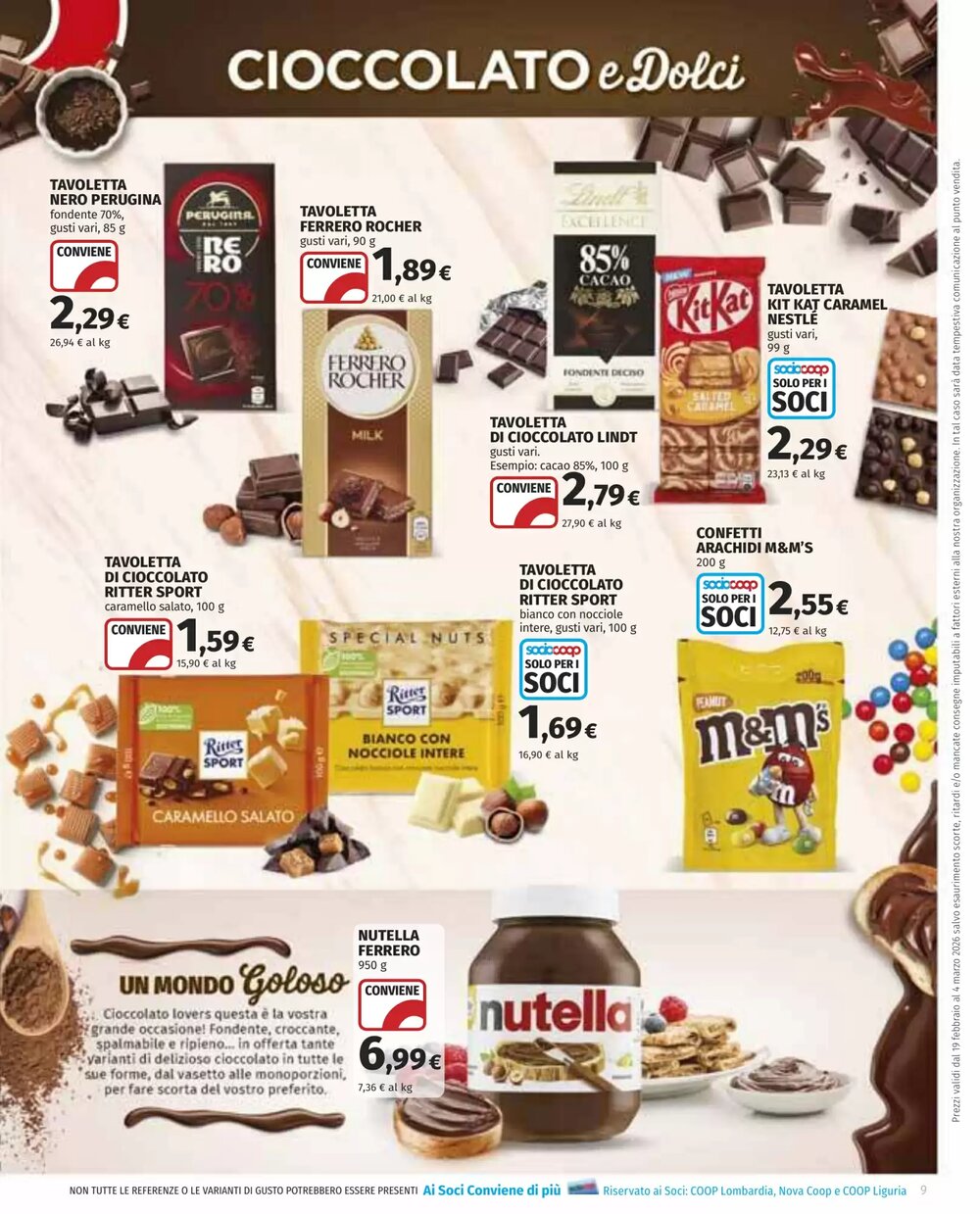 Volantino promozionale Coop  valide dal 19/02/2026 - Pagina 9.