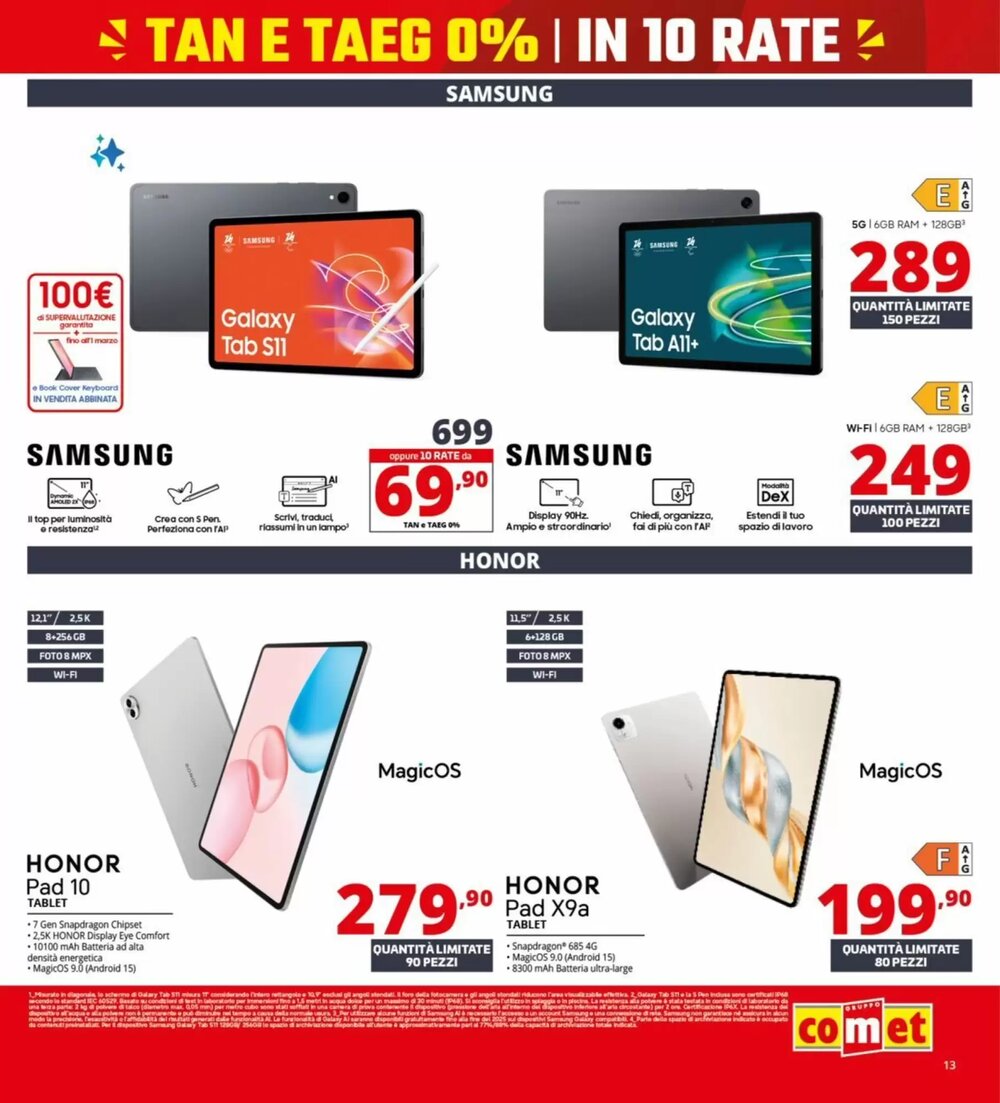 Volantino promozionale Comet  valide dal 19/02/2026 - Pagina 13.