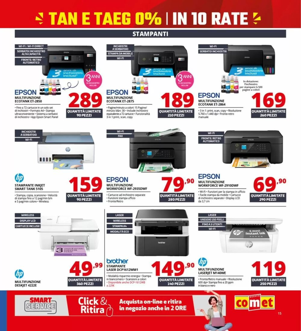 Volantino promozionale Comet  valide dal 19/02/2026 - Pagina 15.