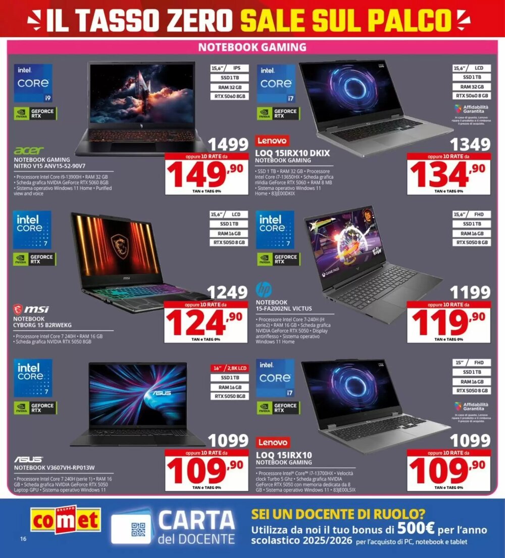 Volantino promozionale Comet  valide dal 19/02/2026 - Pagina 16.