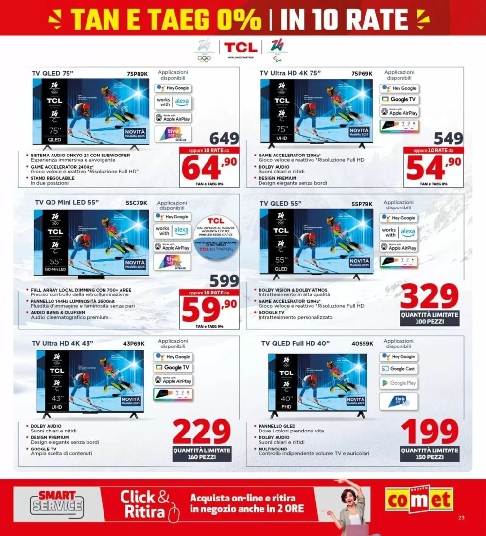 Volantino promozionale Comet  valide dal 19/02/2026 - Pagina 23.