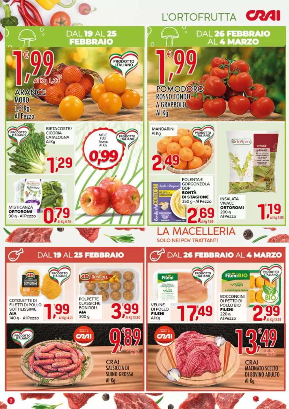 Volantino promozionale Crai  valide dal 19/02/2026 - Pagina 2.