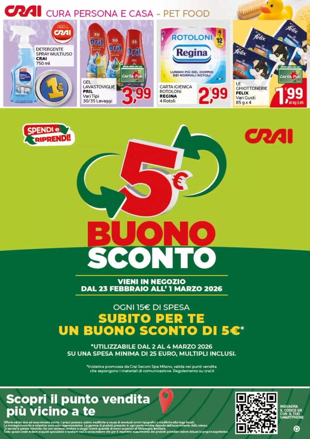 Volantino promozionale Crai  valide dal 19/02/2026 - Pagina 8.