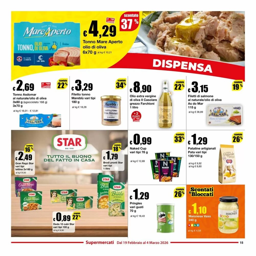 Volantino promozionale Sì con te  valide dal 19/02/2026 - Pagina 15.