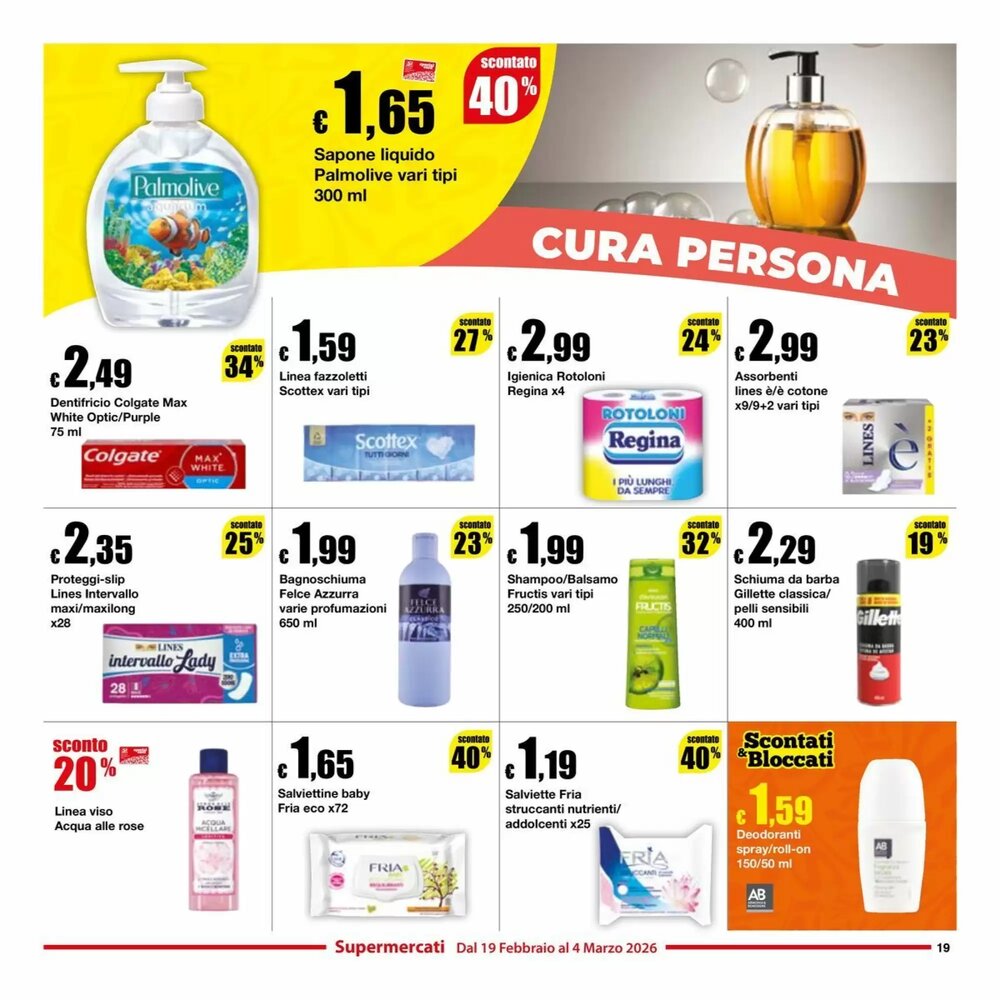 Volantino promozionale Sì con te  valide dal 19/02/2026 - Pagina 19.