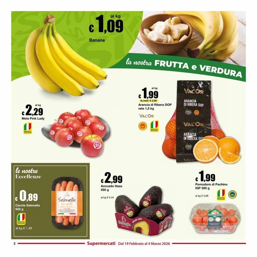 Volantino promozionale Sì con te  valide dal 19/02/2026 - Pagina 2.