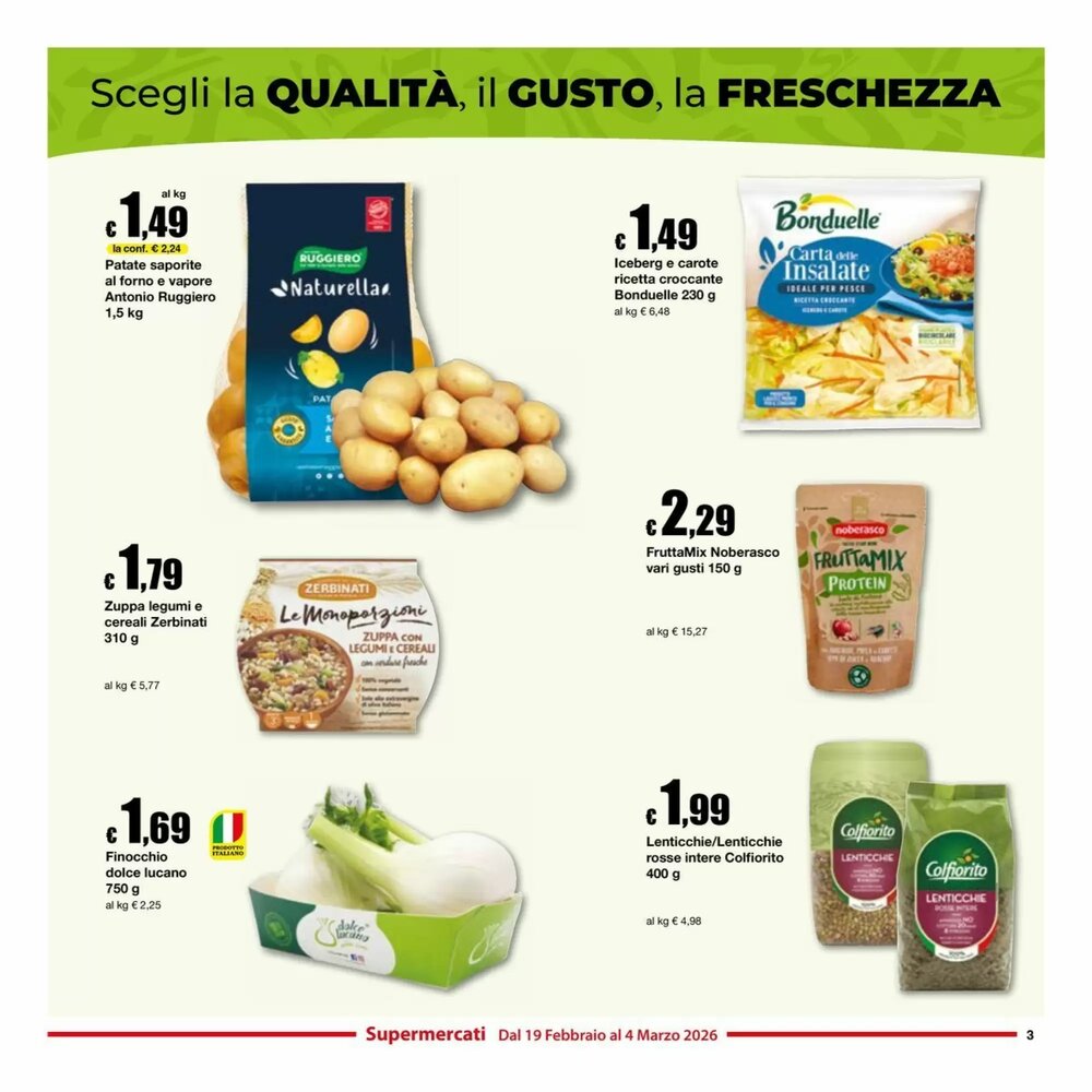 Volantino promozionale Sì con te  valide dal 19/02/2026 - Pagina 3.