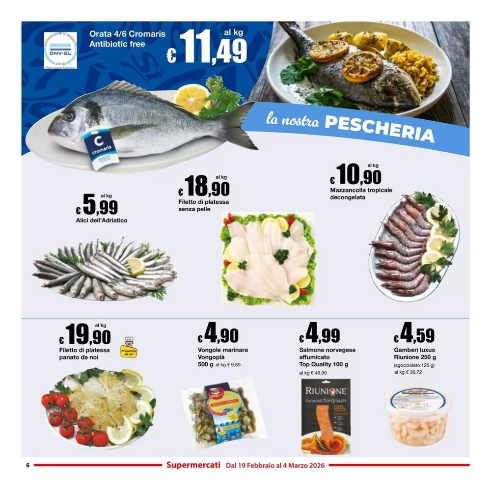 Volantino promozionale Sì con te  valide dal 19/02/2026 - Pagina 6.