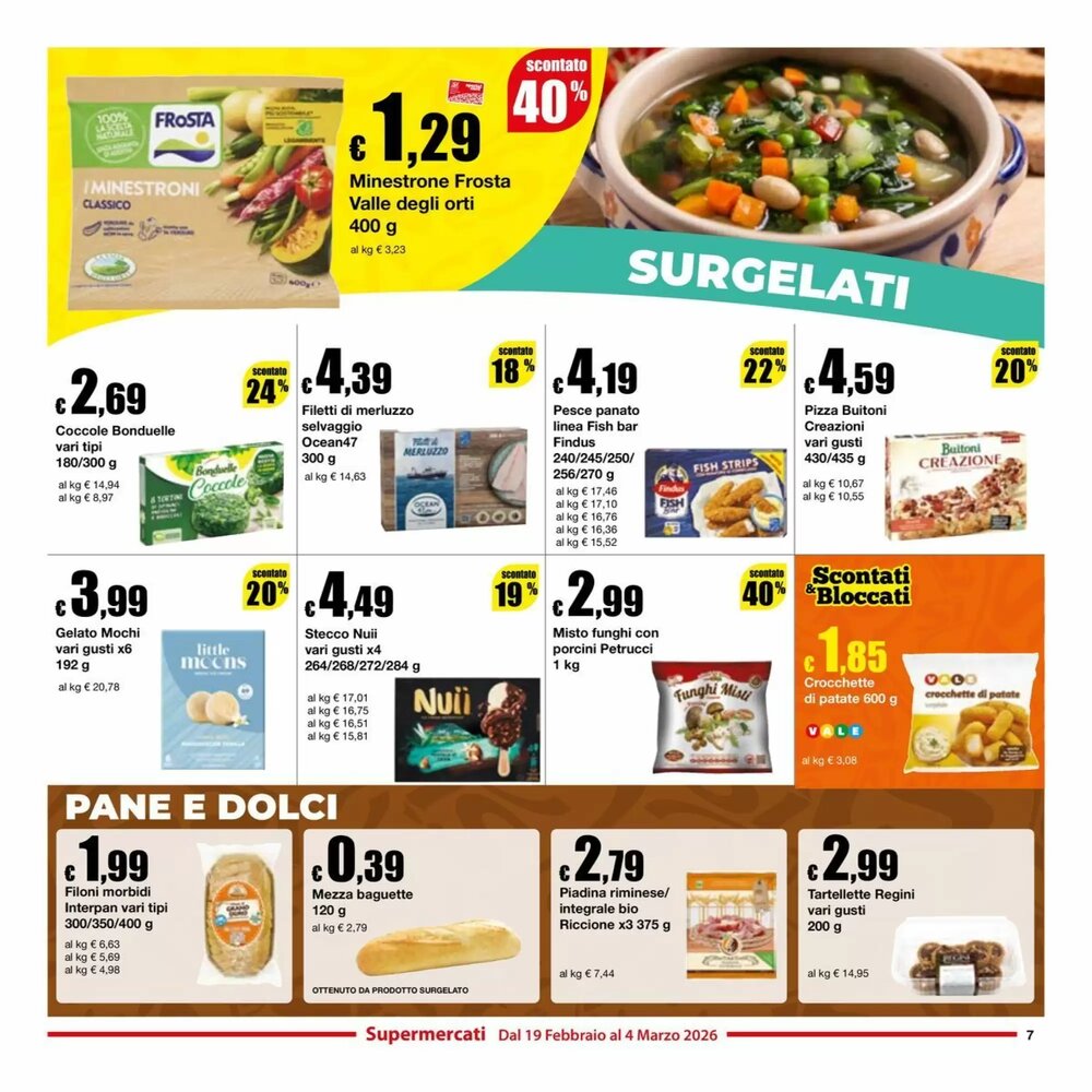 Volantino promozionale Sì con te  valide dal 19/02/2026 - Pagina 7.