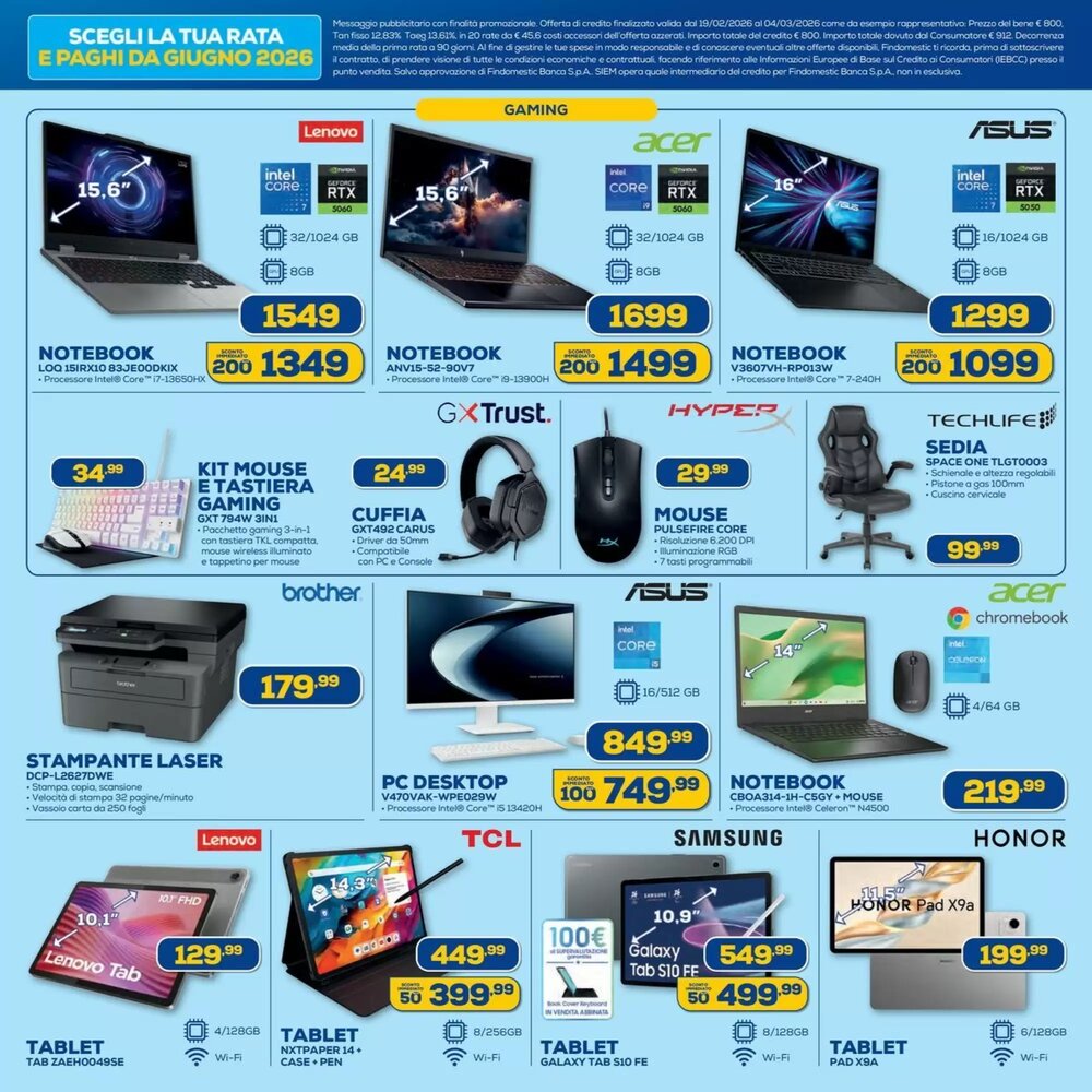 Volantino promozionale Euronics  valide dal 19/02/2026 - Pagina 9.