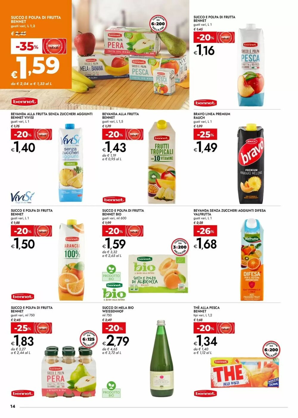 Volantino promozionale Bennet  valide dal 19/02/2026 - Pagina 14.