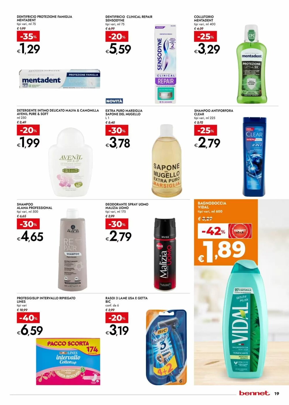 Volantino promozionale Bennet  valide dal 19/02/2026 - Pagina 19.