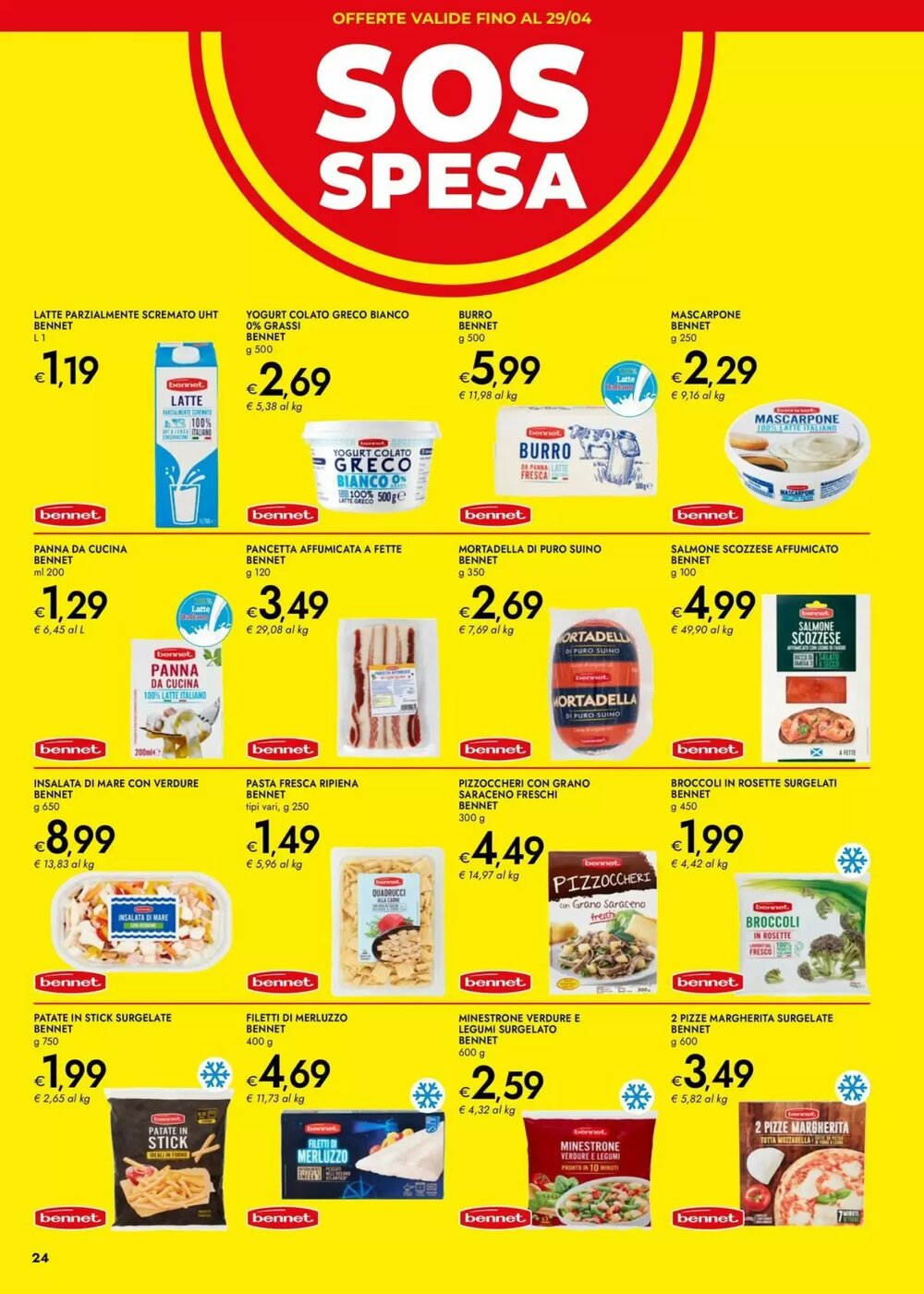 Volantino promozionale Bennet  valide dal 19/02/2026 - Pagina 24.