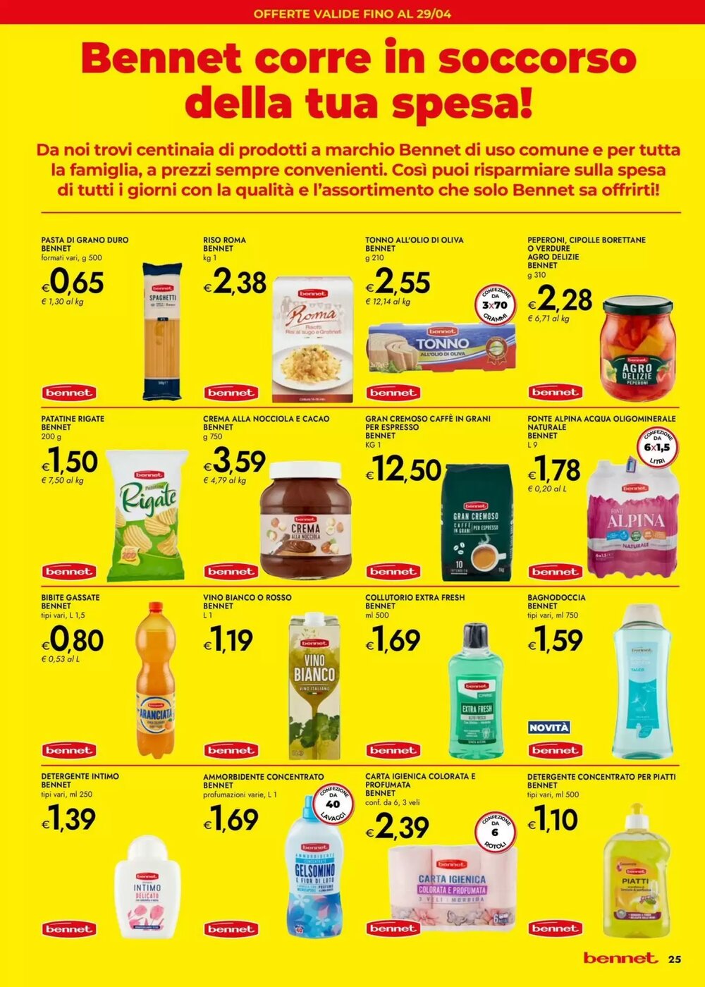 Volantino promozionale Bennet  valide dal 19/02/2026 - Pagina 25.