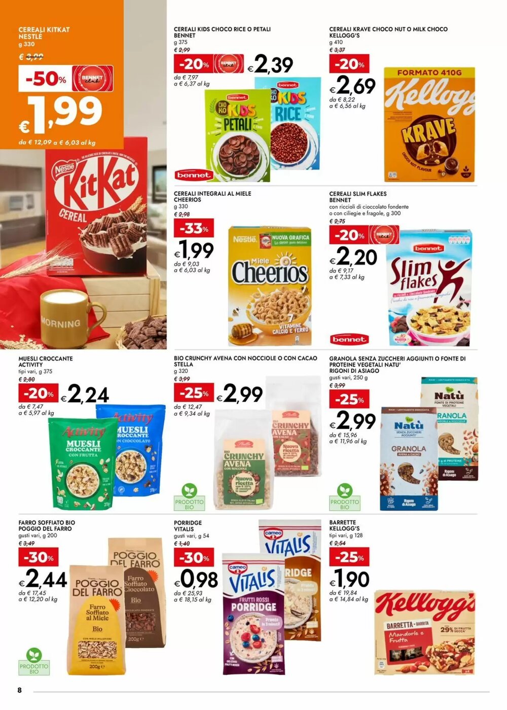 Volantino promozionale Bennet  valide dal 19/02/2026 - Pagina 8.