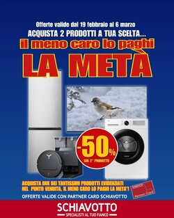 Volantino promozionale Schiavotto  valide dal 19/02/2026