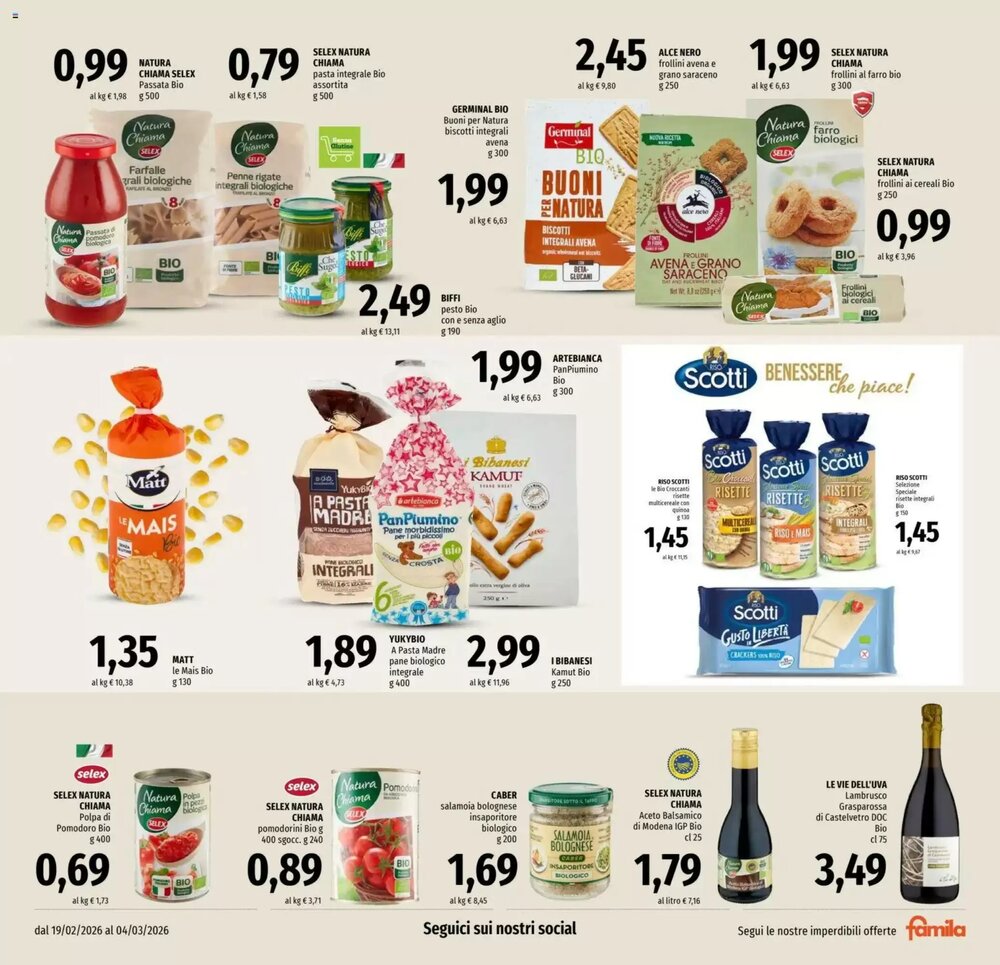 Volantino promozionale Famila  valide dal 19/02/2026 - Pagina 13.