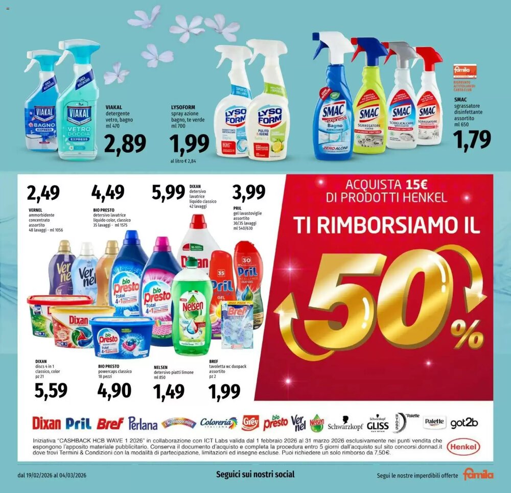 Volantino promozionale Famila  valide dal 19/02/2026 - Pagina 23.