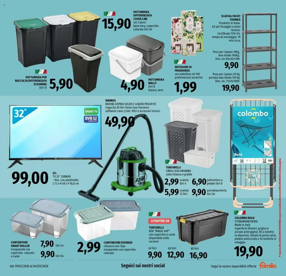 Volantino promozionale Famila  valide dal 19/02/2026 - Pagina 25.
