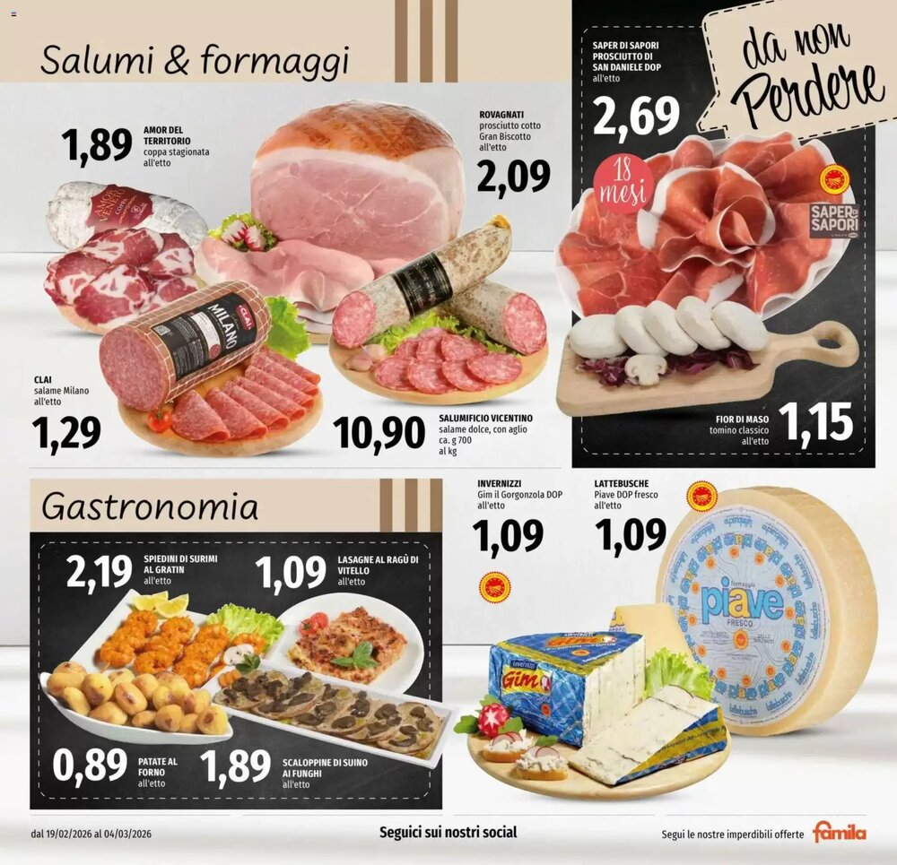 Volantino promozionale Famila  valide dal 19/02/2026 - Pagina 5.
