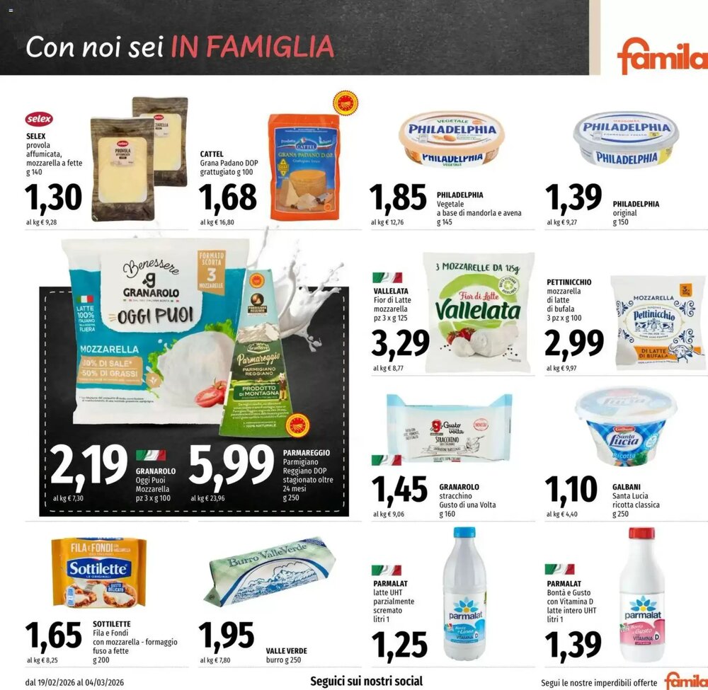 Volantino promozionale Famila  valide dal 19/02/2026 - Pagina 7.