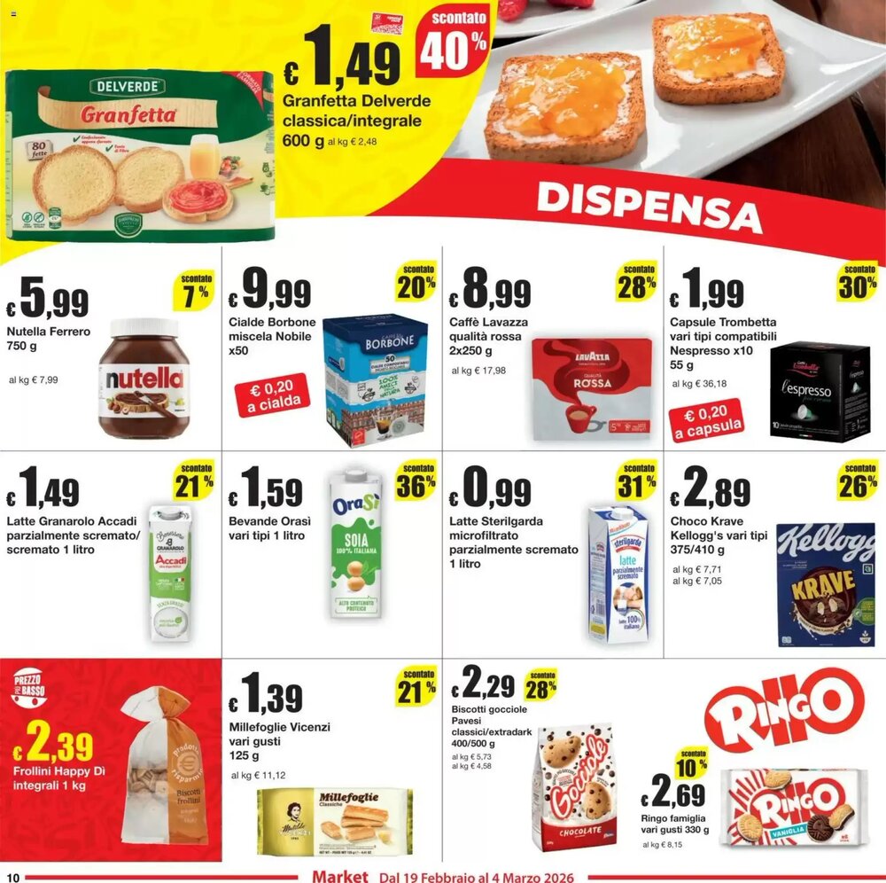 Volantino promozionale Sì con te  valide dal 19/02/2026 - Pagina 10.