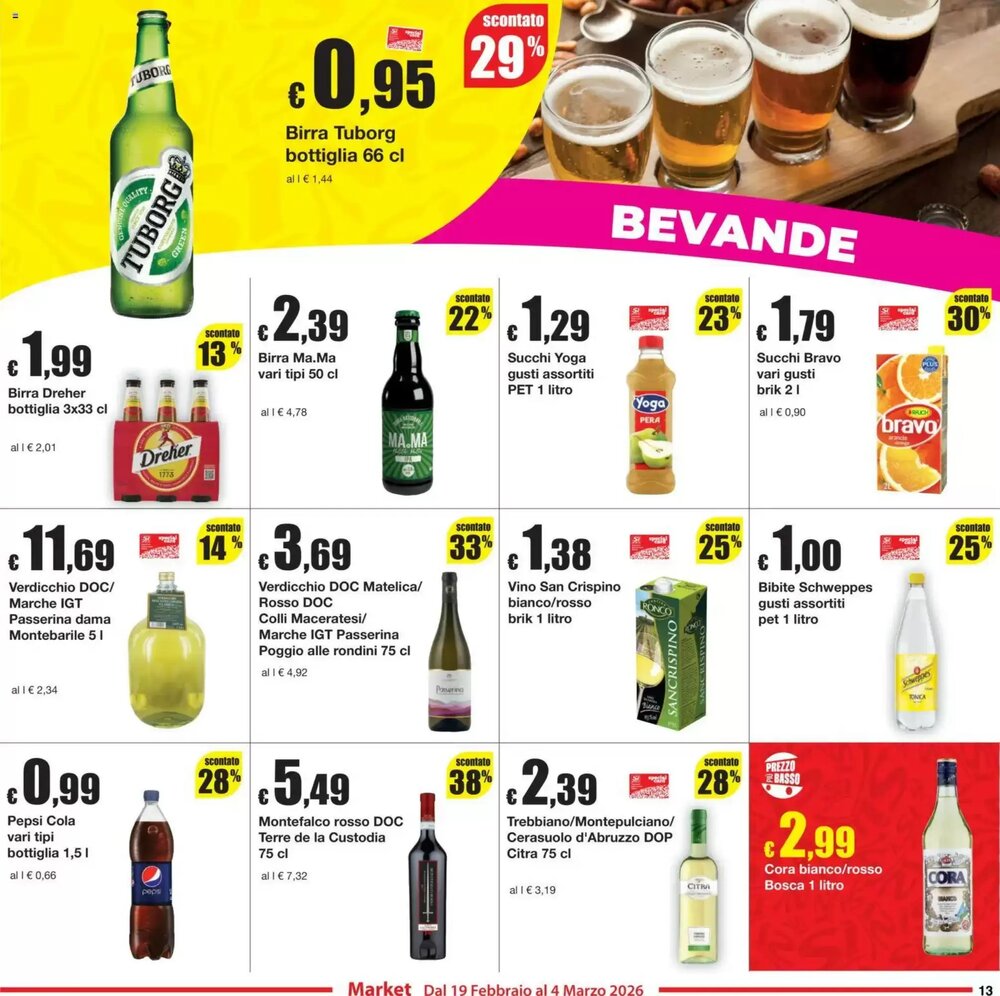 Volantino promozionale Sì con te  valide dal 19/02/2026 - Pagina 13.