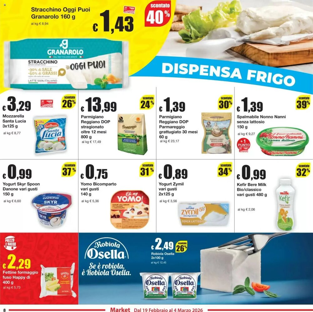 Volantino promozionale Sì con te  valide dal 19/02/2026 - Pagina 8.