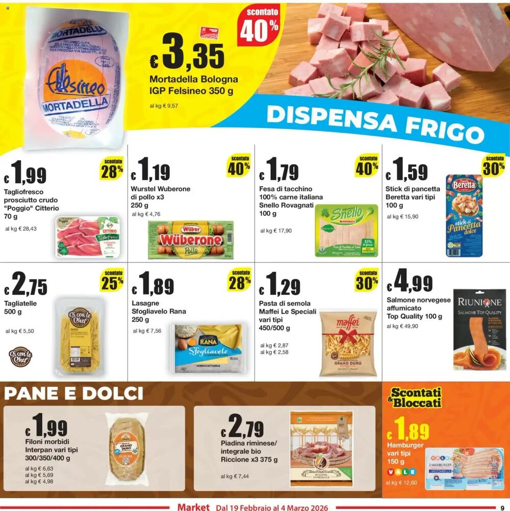 Volantino promozionale Sì con te  valide dal 19/02/2026 - Pagina 9.