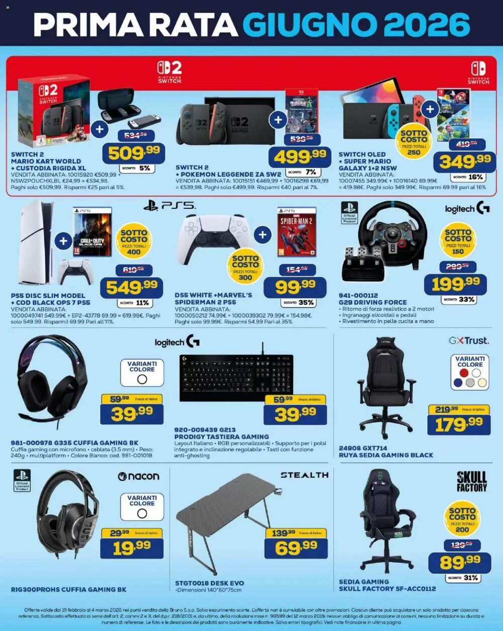 Volantino promozionale Euronics Bruno  valide dal 19/02/2026 - Pagina 12.