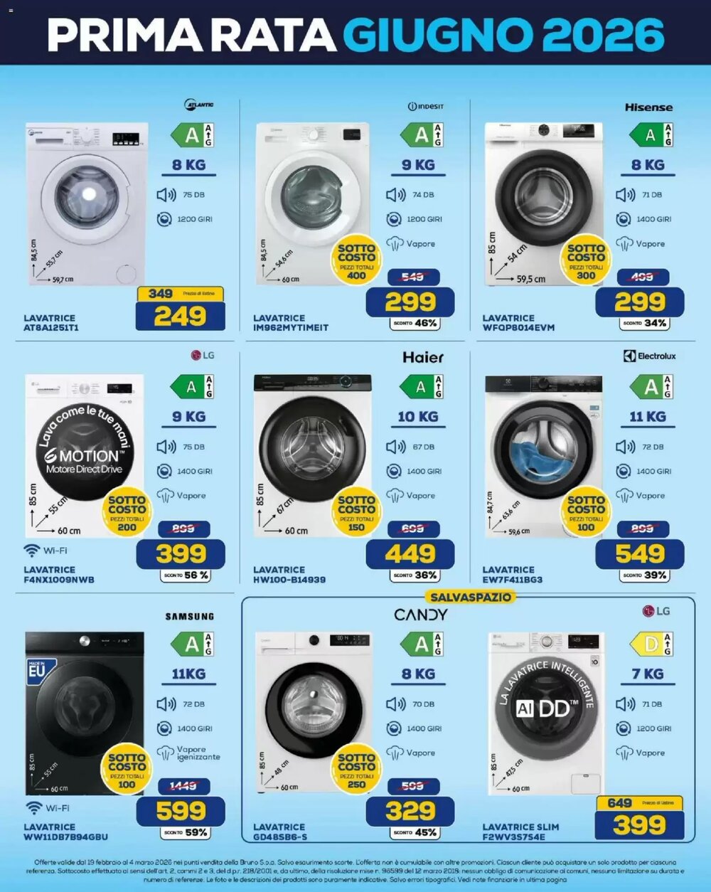 Volantino promozionale Euronics Bruno  valide dal 19/02/2026 - Pagina 14.