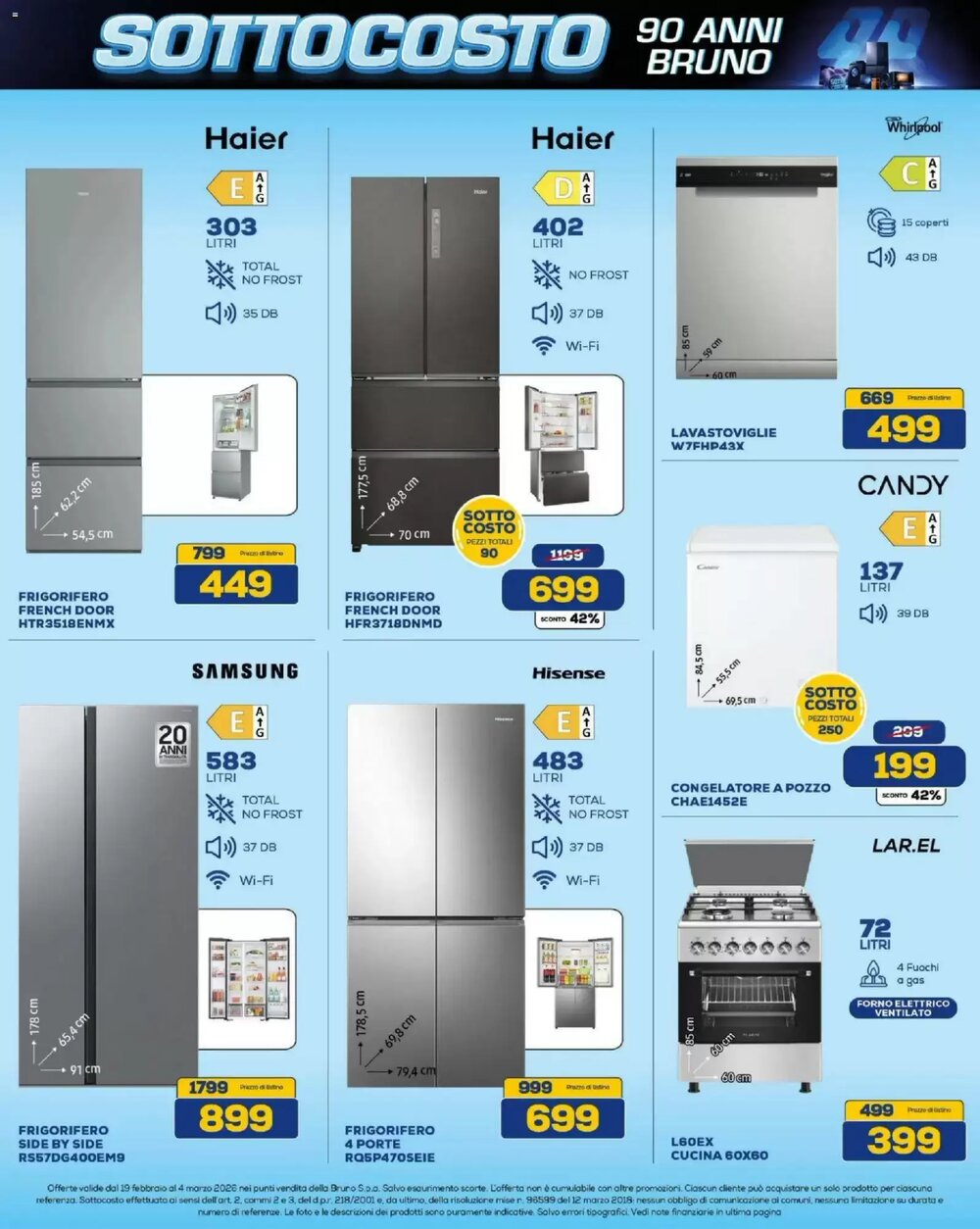 Volantino promozionale Euronics Bruno  valide dal 19/02/2026 - Pagina 17.