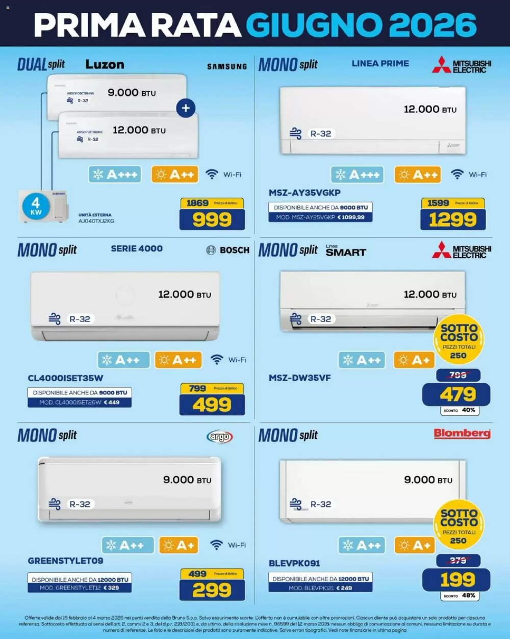 Volantino promozionale Euronics Bruno  valide dal 19/02/2026 - Pagina 20.