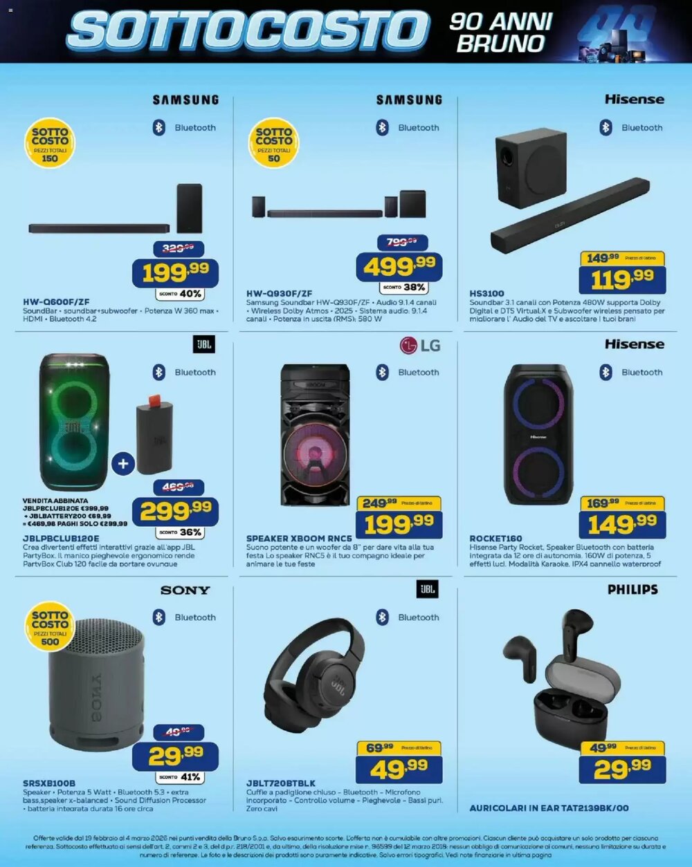 Volantino promozionale Euronics Bruno  valide dal 19/02/2026 - Pagina 25.