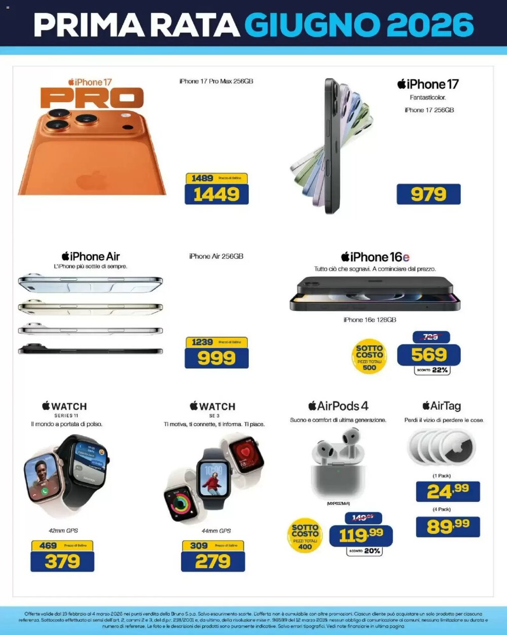 Volantino promozionale Euronics Bruno  valide dal 19/02/2026 - Pagina 6.