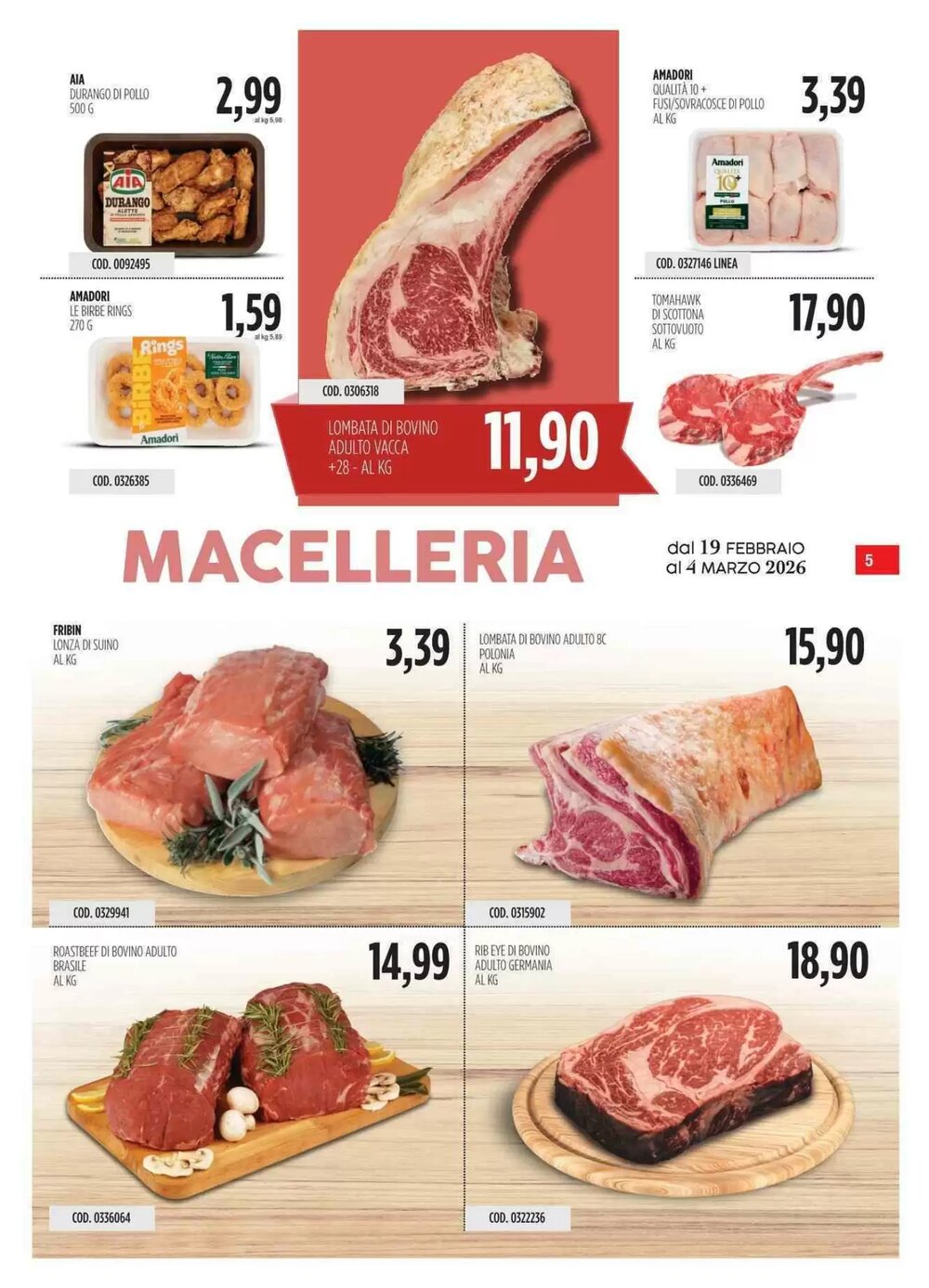 Volantino promozionale Carico Cash & Carry  valide dal 19/02/2026 - Pagina 5.