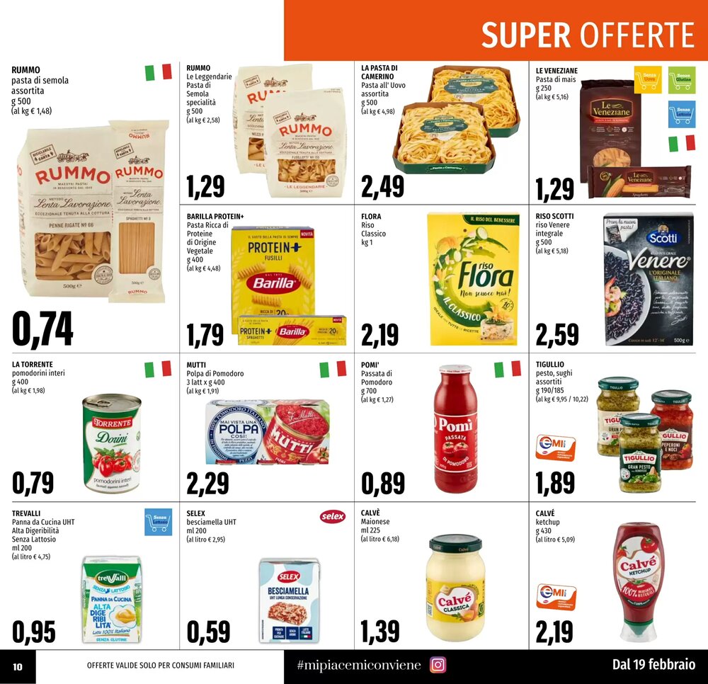 Volantino promozionale Emi Supermercati  valide dal 19/02/2026 - Pagina 10.