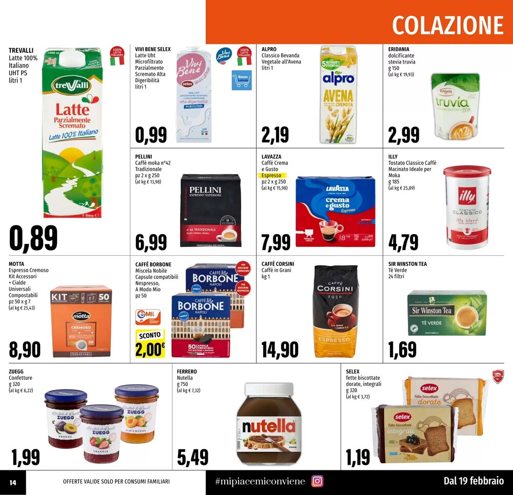 Volantino promozionale Emi Supermercati  valide dal 19/02/2026 - Pagina 14.