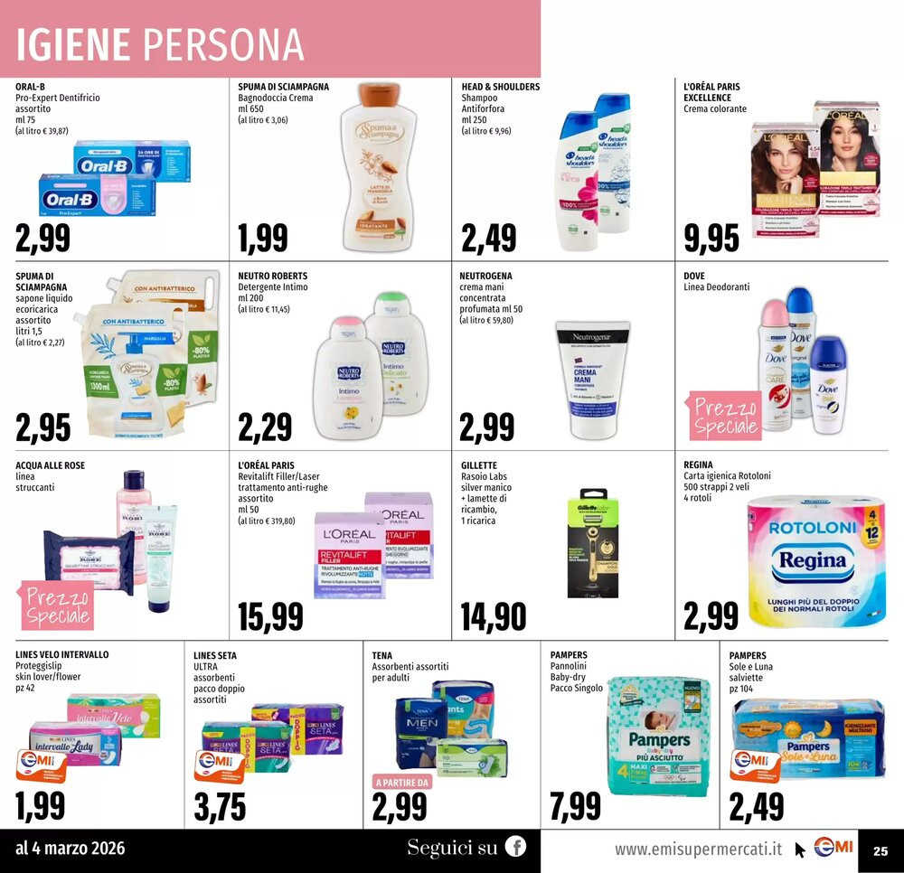 Volantino promozionale Emi Supermercati  valide dal 19/02/2026 - Pagina 25.