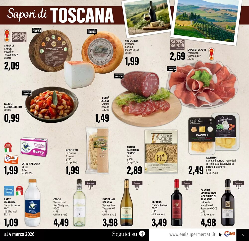 Volantino promozionale Emi Supermercati  valide dal 19/02/2026 - Pagina 5.