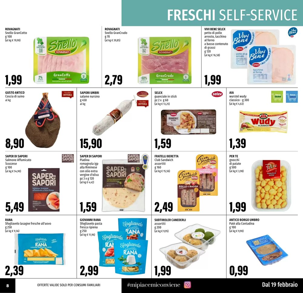 Volantino promozionale Emi Supermercati  valide dal 19/02/2026 - Pagina 8.