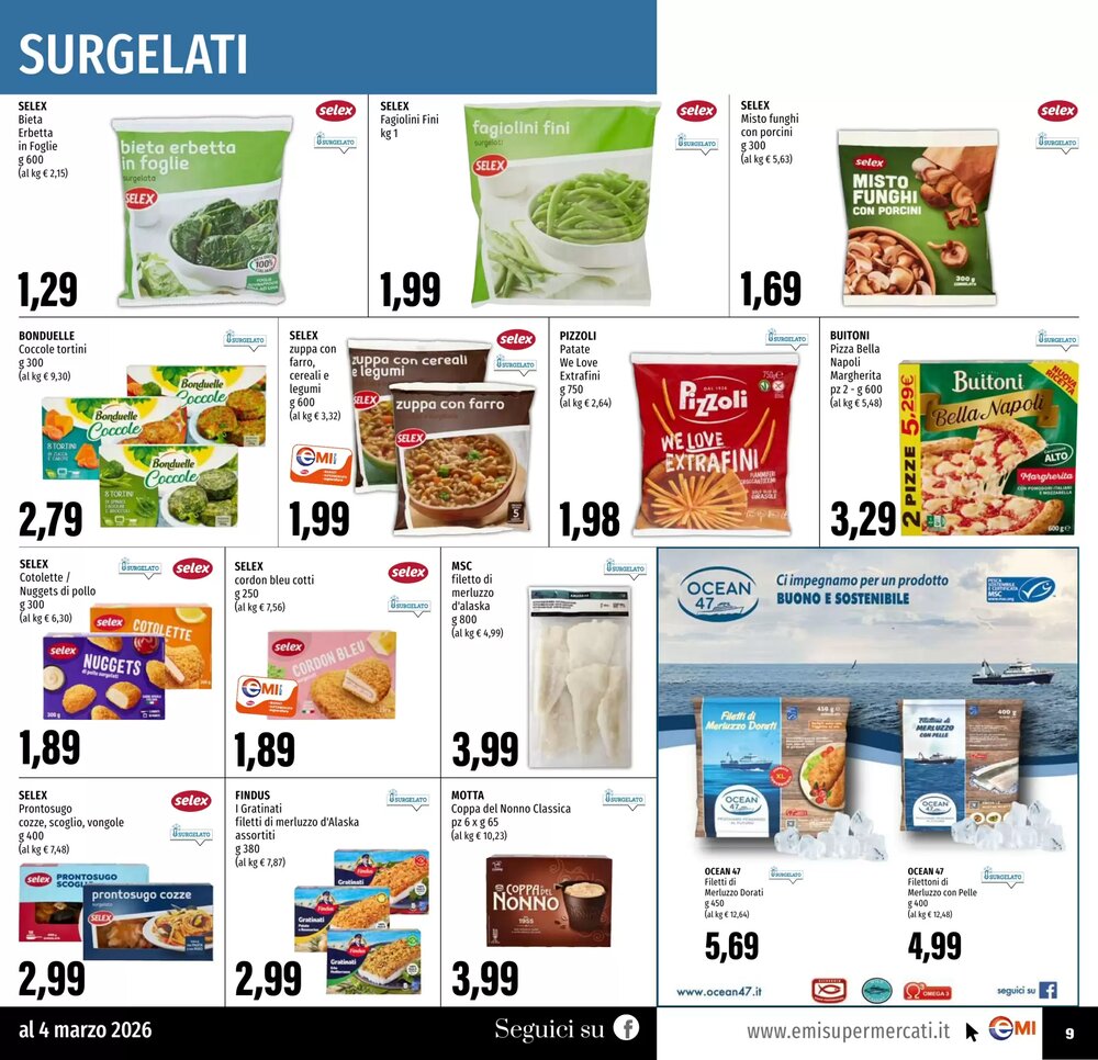Volantino promozionale Emi Supermercati  valide dal 19/02/2026 - Pagina 9.