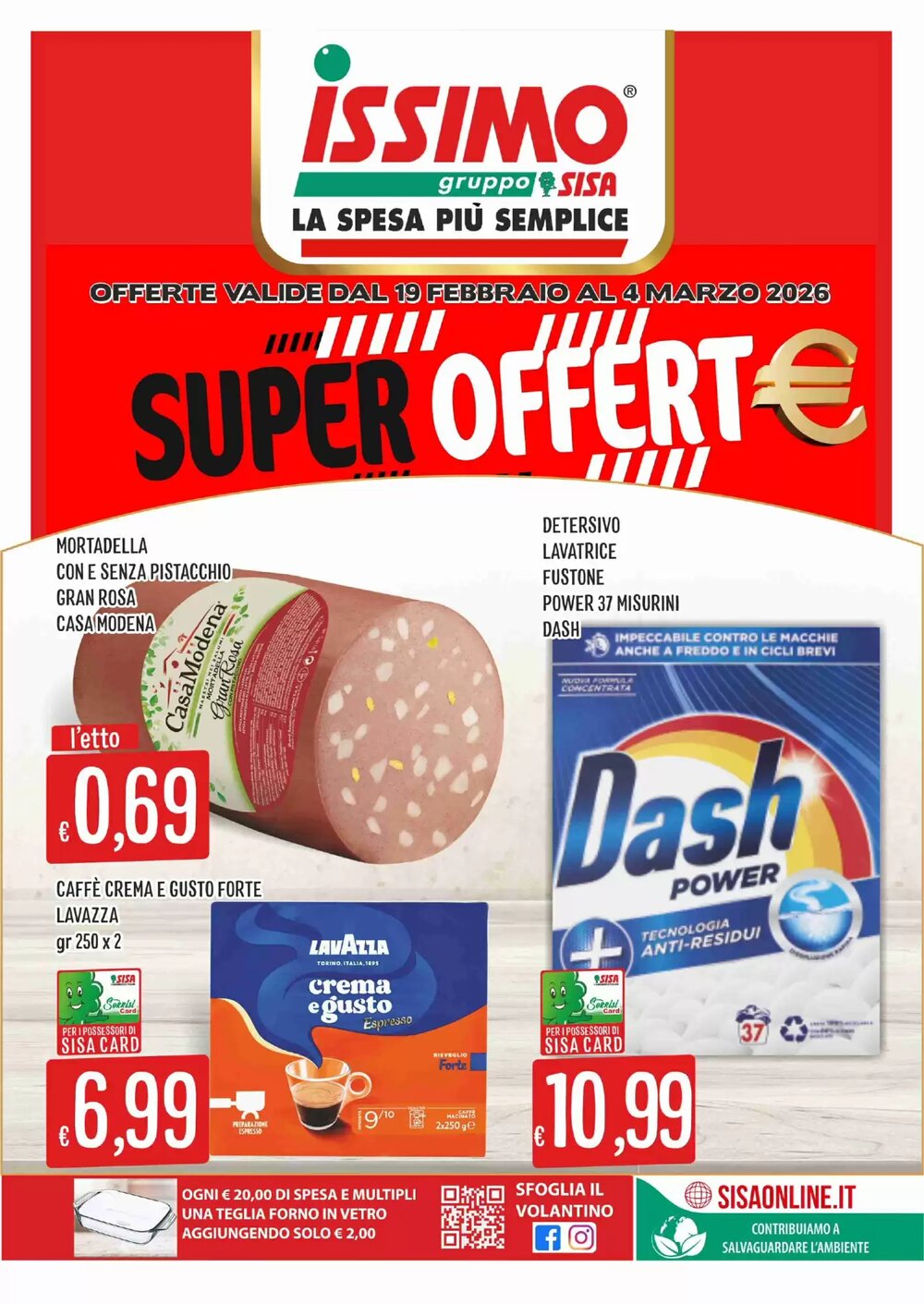 Volantino promozionale Issimo supermercado  valide dal 19/02/2026 - Pagina 1.