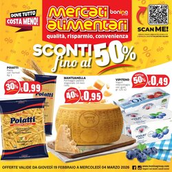 Volantino promozionale Mercati Alimentari  valide dal 19/02/2026