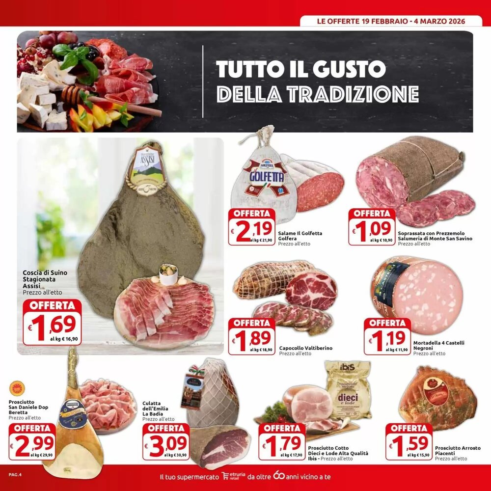 Volantino promozionale Carrefour Market  valide dal 19/02/2026 - Pagina 4.