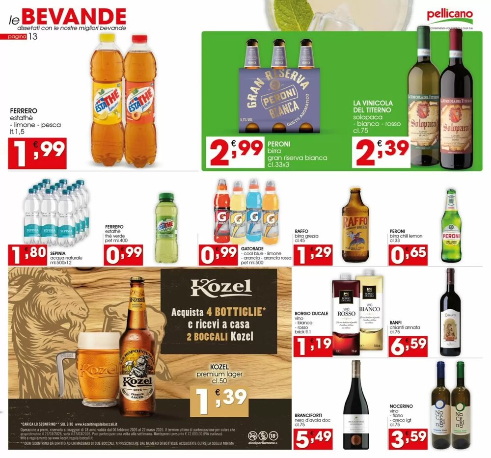 Volantino promozionale Pellicano  valide dal 19/02/2026 - Pagina 13.