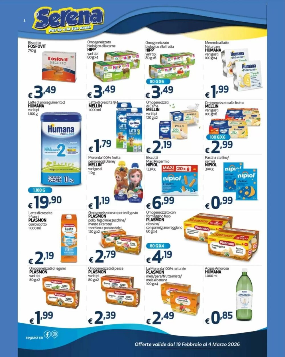 Volantino promozionale Serena Detersivi  valide dal 19/02/2026 - Pagina 2.