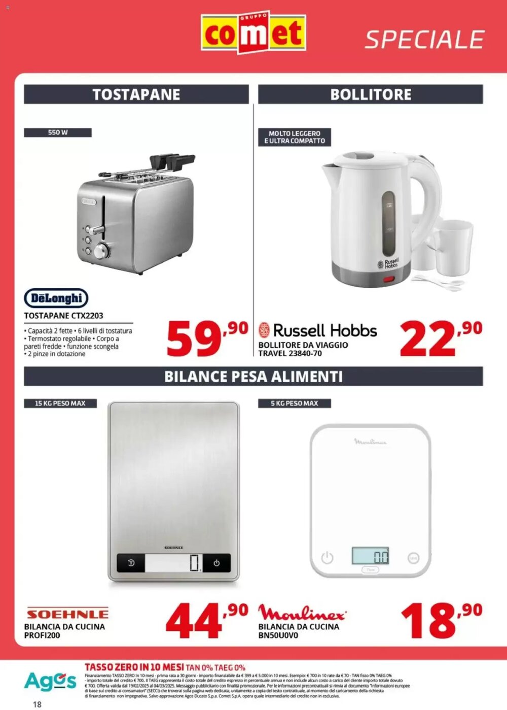 Volantino promozionale Comet  valide dal 19/02/2026 - Pagina 18.